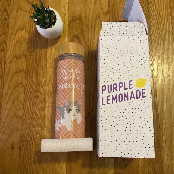 How Do You Like Meow? Kitten Cat Lover  adorable water bottle new in box - Picture 1 of 5